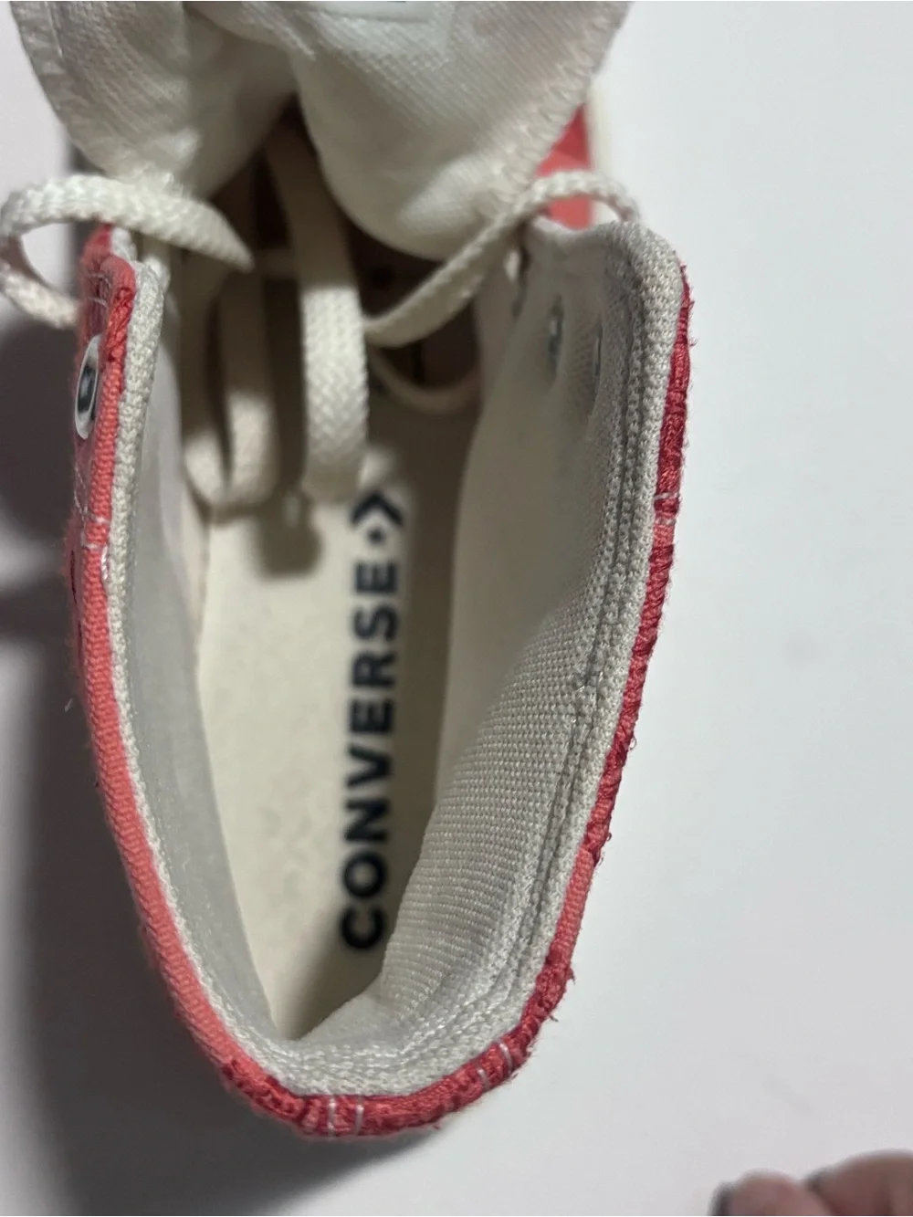 Converse Platform High Tops 8.5 | Coral Embroidered Boho Fall Festival Sneakers